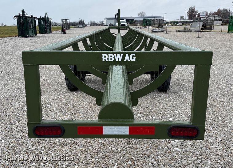 image for item EN5829 RBW Hay Baron HB36 hay bale trailer