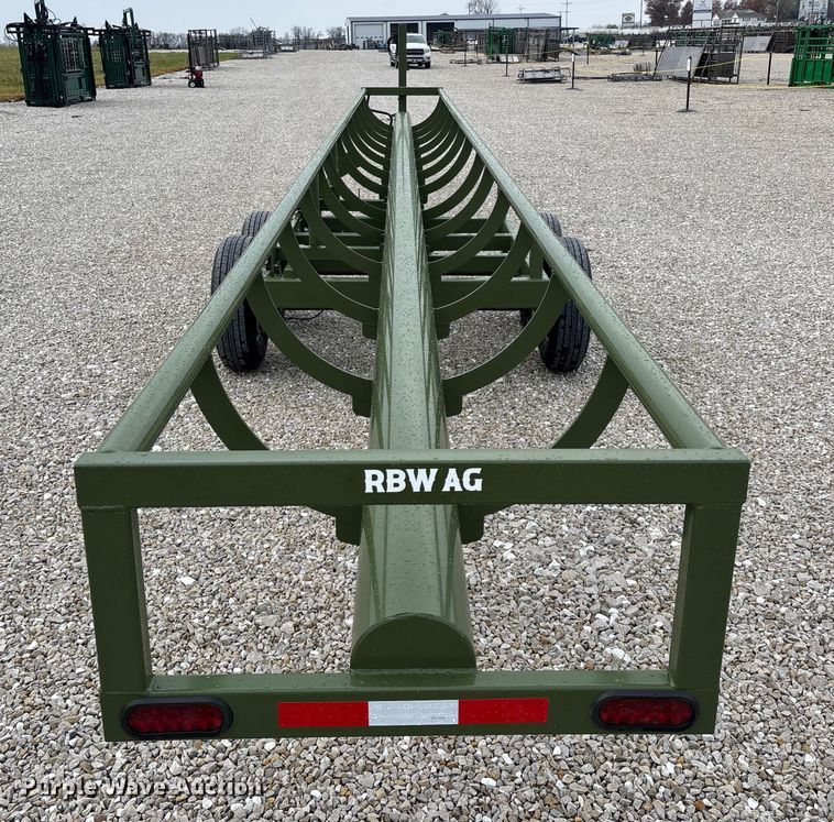 image for item EN5829 RBW Hay Baron HB36 hay bale trailer