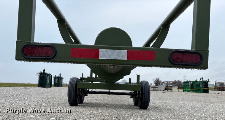 image for item EN5829 RBW Hay Baron HB36 hay bale trailer