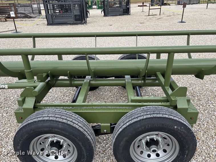 image for item EN5829 RBW Hay Baron HB36 hay bale trailer