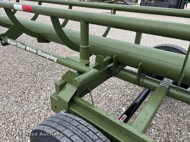 image for item EN5829 RBW Hay Baron HB36 hay bale trailer