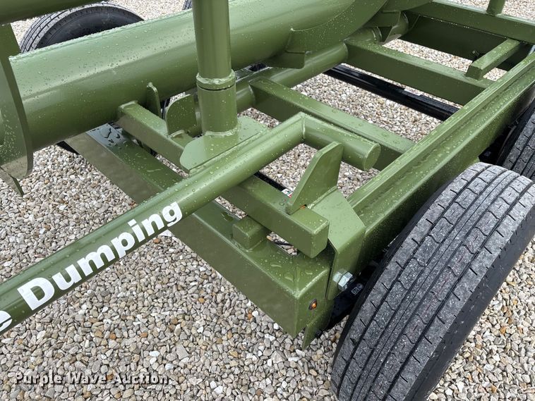 image for item EN5829 RBW Hay Baron HB36 hay bale trailer