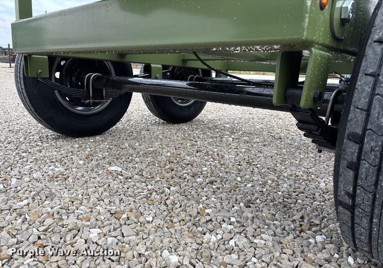 image for item EN5829 RBW Hay Baron HB36 hay bale trailer