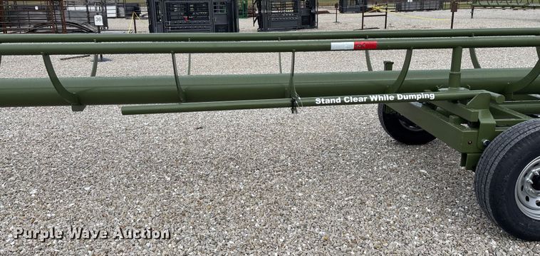 image for item EN5829 RBW Hay Baron HB36 hay bale trailer