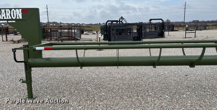 image for item EN5829 RBW Hay Baron HB36 hay bale trailer