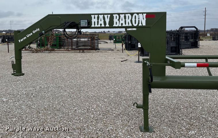 image for item EN5829 RBW Hay Baron HB36 hay bale trailer