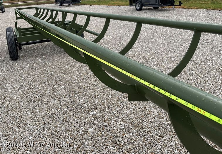 image for item EN5829 RBW Hay Baron HB36 hay bale trailer