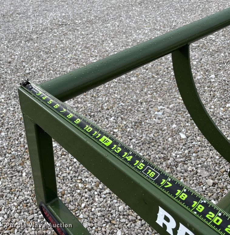 image for item EN5829 RBW Hay Baron HB36 hay bale trailer