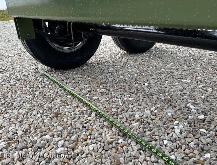 image for item EN5829 RBW Hay Baron HB36 hay bale trailer