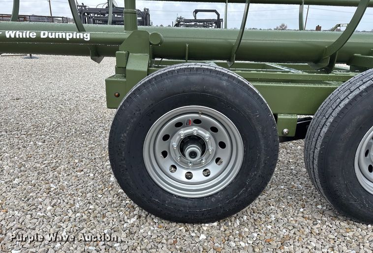 image for item EN5829 RBW Hay Baron HB36 hay bale trailer