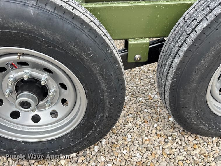 image for item EN5829 RBW Hay Baron HB36 hay bale trailer