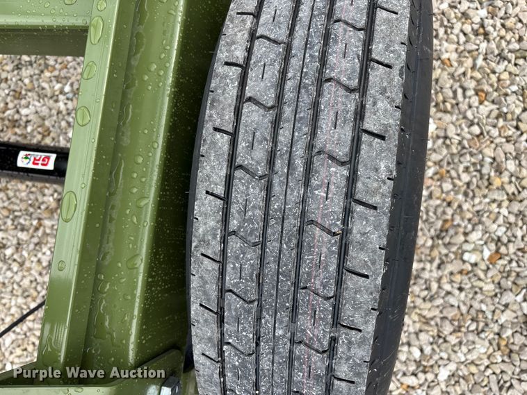 image for item EN5829 RBW Hay Baron HB36 hay bale trailer