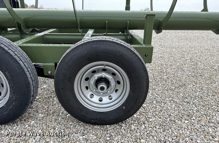 image for item EN5829 RBW Hay Baron HB36 hay bale trailer