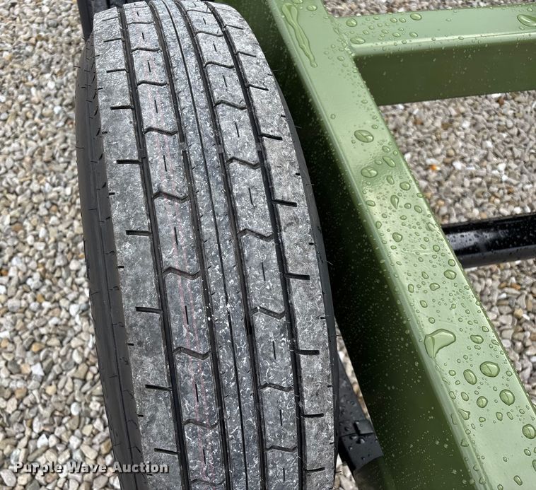 image for item EN5829 RBW Hay Baron HB36 hay bale trailer