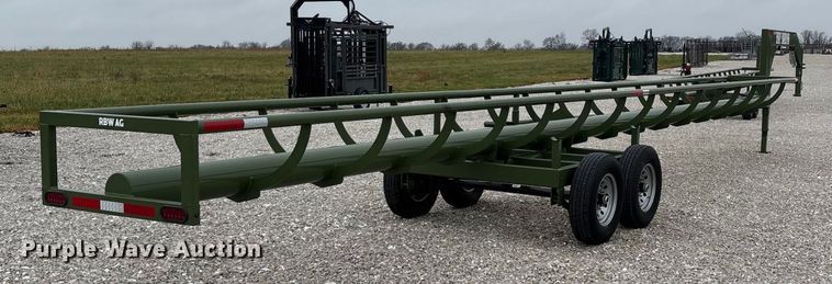 image for item EN5830 RBW Hay Baron HB42 hay bale trailer