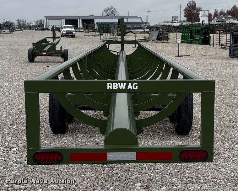 image for item EN5830 RBW Hay Baron HB42 hay bale trailer