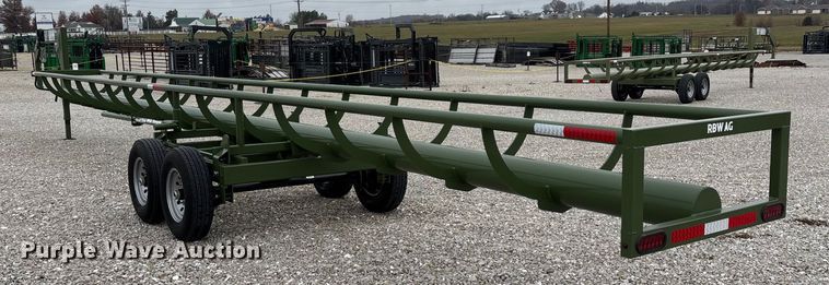 image for item EN5830 RBW Hay Baron HB42 hay bale trailer