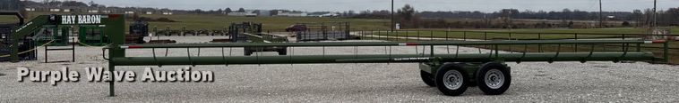 image for item EN5830 RBW Hay Baron HB42 hay bale trailer