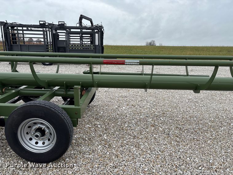 image for item EN5830 RBW Hay Baron HB42 hay bale trailer