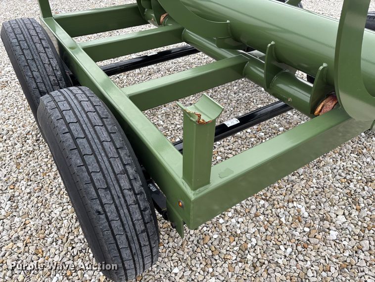 image for item EN5830 RBW Hay Baron HB42 hay bale trailer