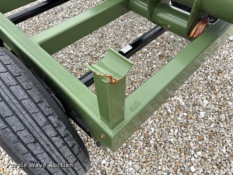 image for item EN5830 RBW Hay Baron HB42 hay bale trailer