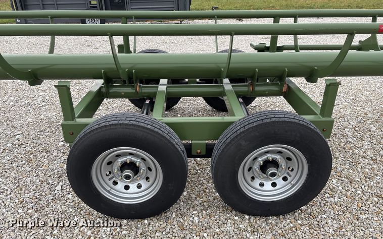 image for item EN5830 RBW Hay Baron HB42 hay bale trailer