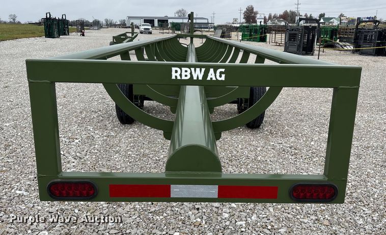 image for item EN5830 RBW Hay Baron HB42 hay bale trailer