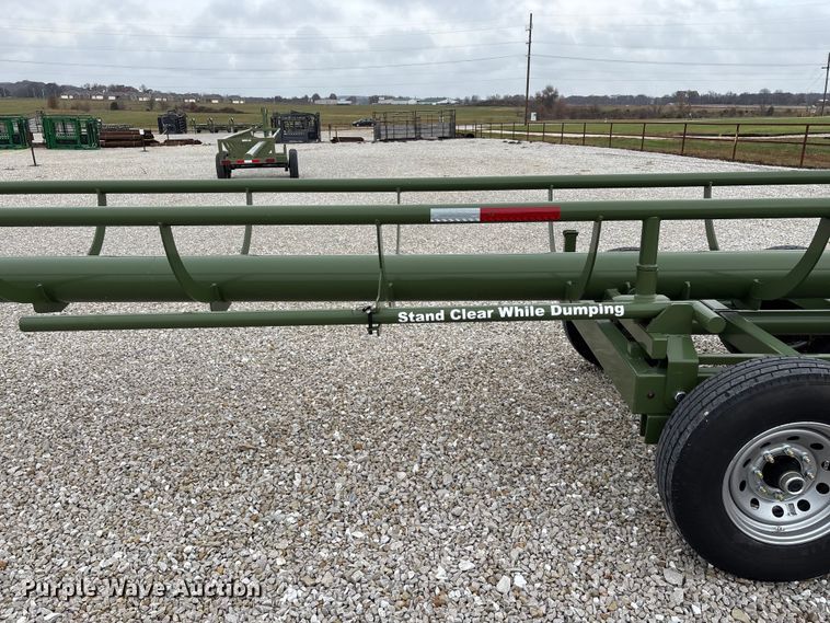 image for item EN5830 RBW Hay Baron HB42 hay bale trailer
