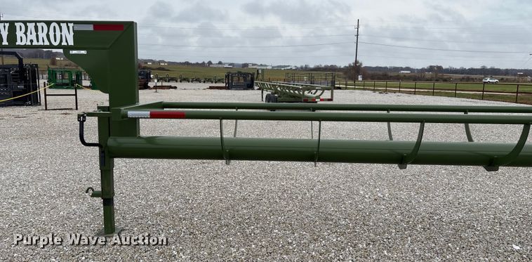 image for item EN5830 RBW Hay Baron HB42 hay bale trailer