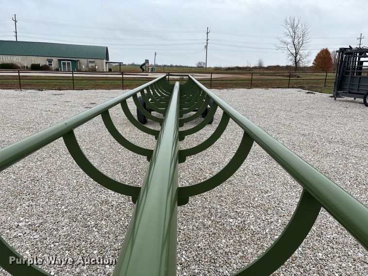 image for item EN5830 RBW Hay Baron HB42 hay bale trailer