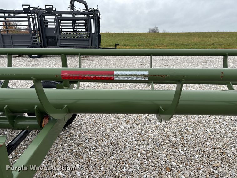 image for item EN5830 RBW Hay Baron HB42 hay bale trailer