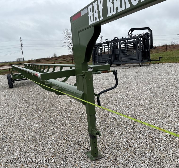 image for item EN5830 RBW Hay Baron HB42 hay bale trailer