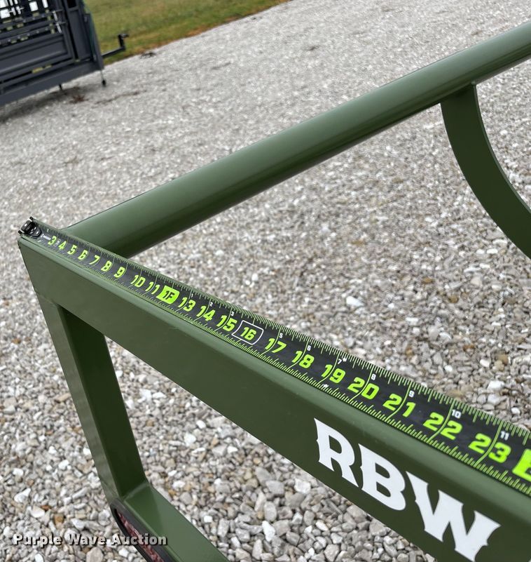 image for item EN5830 RBW Hay Baron HB42 hay bale trailer