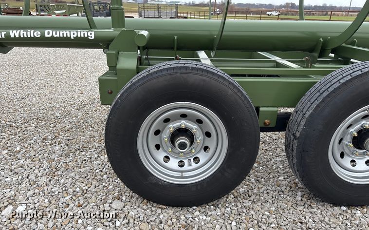 image for item EN5830 RBW Hay Baron HB42 hay bale trailer