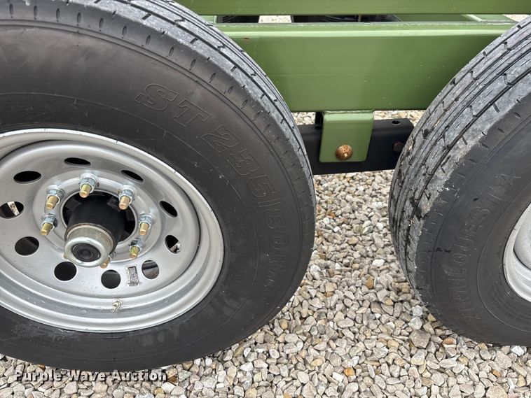 image for item EN5830 RBW Hay Baron HB42 hay bale trailer