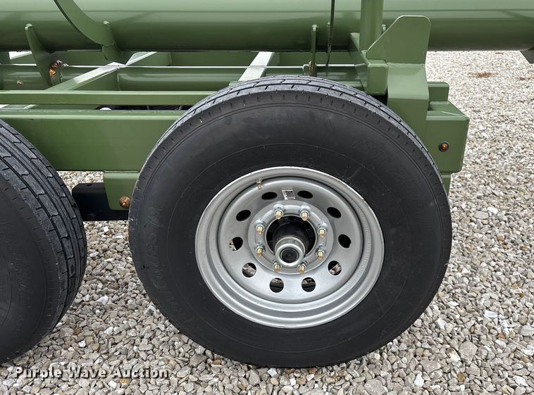 image for item EN5830 RBW Hay Baron HB42 hay bale trailer