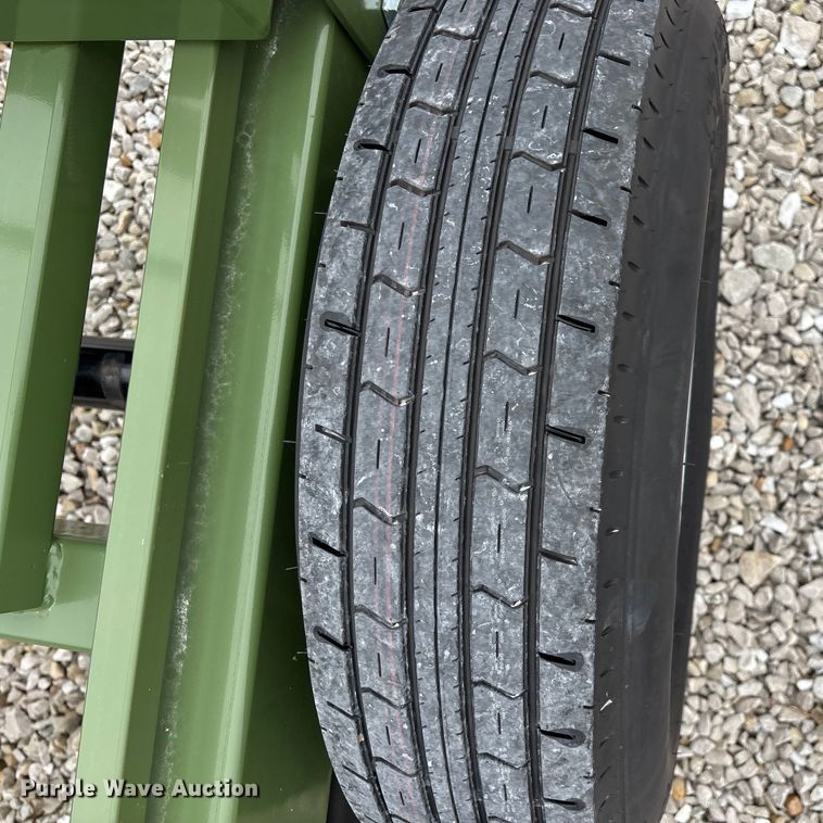 image for item EN5830 RBW Hay Baron HB42 hay bale trailer