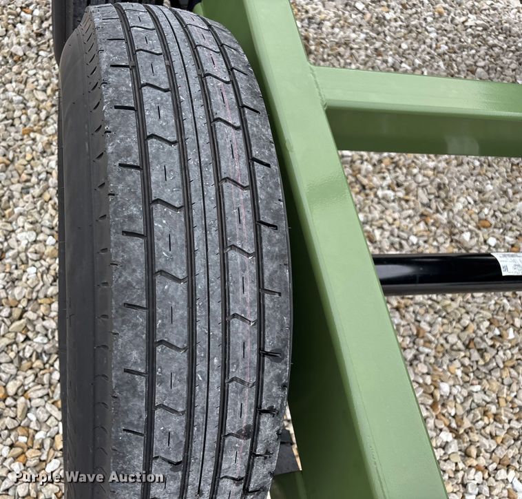 image for item EN5830 RBW Hay Baron HB42 hay bale trailer