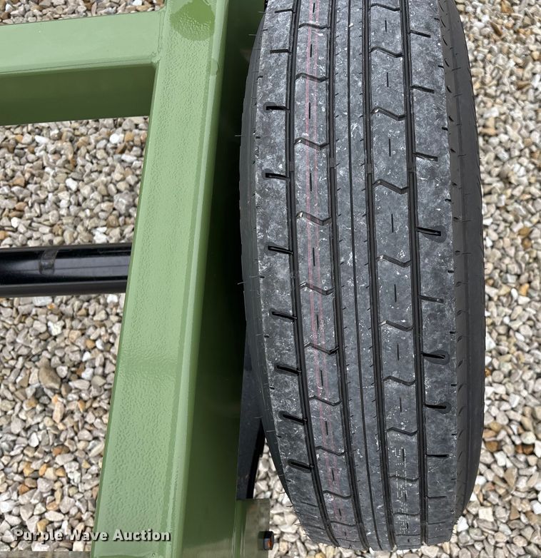 image for item EN5830 RBW Hay Baron HB42 hay bale trailer