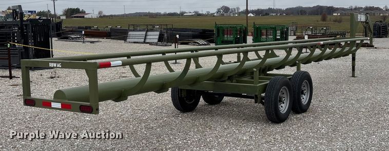 image for item EN5831 RBW Hay Baron HB36 hay bale trailer