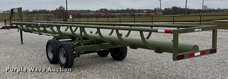image for item EN5831 RBW Hay Baron HB36 hay bale trailer