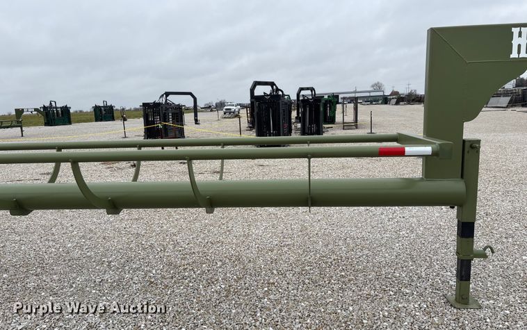 image for item EN5831 RBW Hay Baron HB36 hay bale trailer