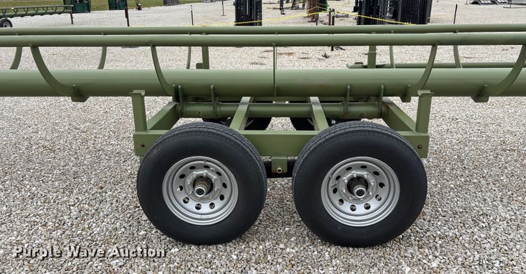 image for item EN5831 RBW Hay Baron HB36 hay bale trailer