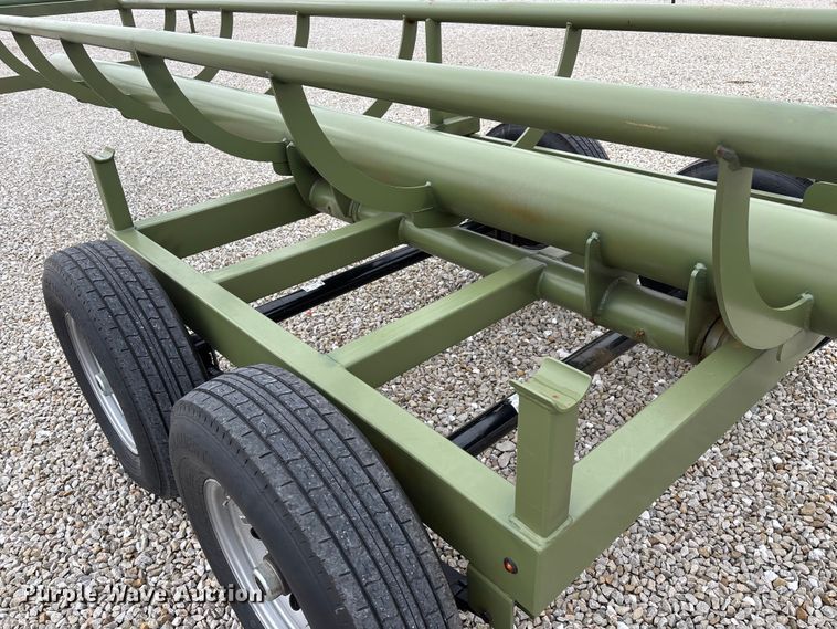 image for item EN5831 RBW Hay Baron HB36 hay bale trailer