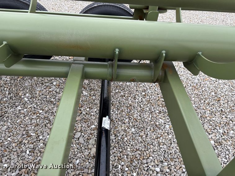 image for item EN5831 RBW Hay Baron HB36 hay bale trailer