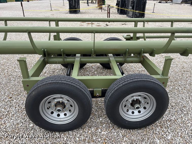 image for item EN5831 RBW Hay Baron HB36 hay bale trailer