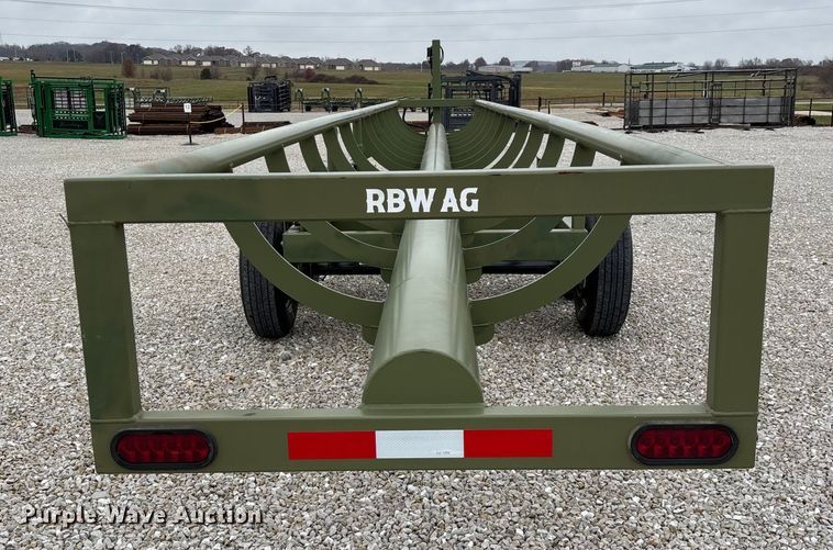 image for item EN5831 RBW Hay Baron HB36 hay bale trailer