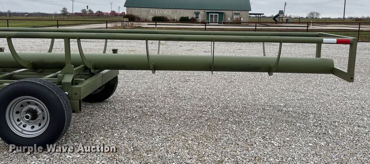 image for item EN5831 RBW Hay Baron HB36 hay bale trailer