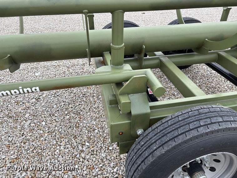 image for item EN5831 RBW Hay Baron HB36 hay bale trailer