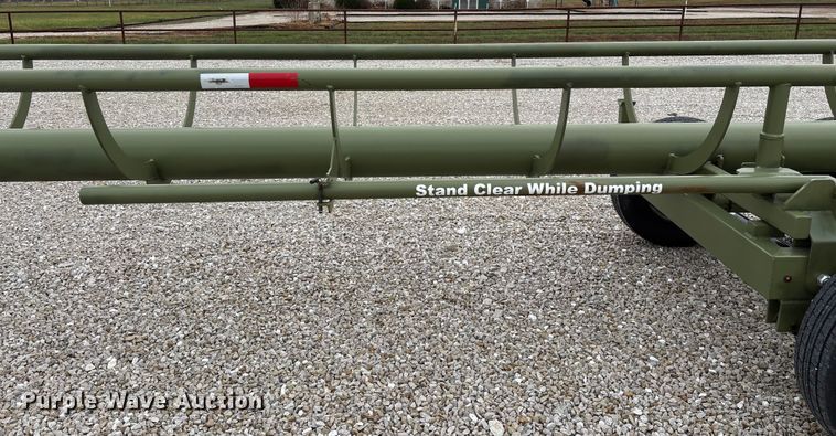 image for item EN5831 RBW Hay Baron HB36 hay bale trailer